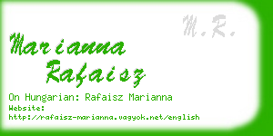 marianna rafaisz business card